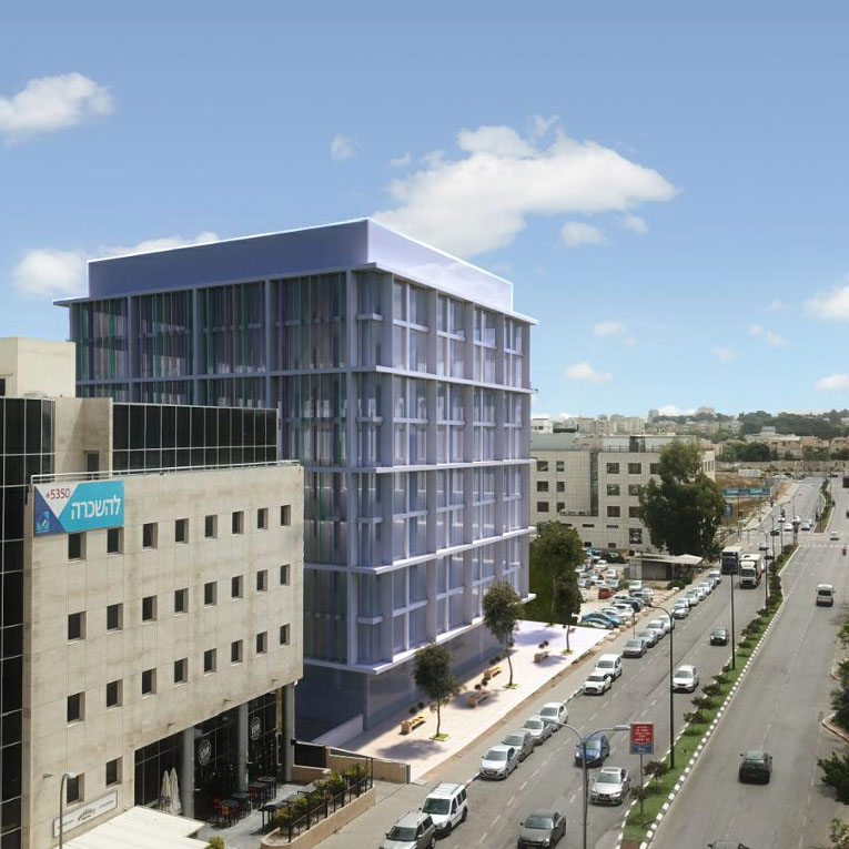 הוספת שימושים וזכויות בנייה במגרש תעשיה – הדמיה